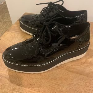 Zara patent leather shoes